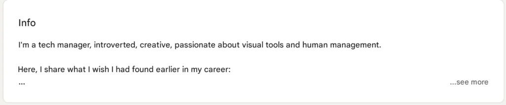 LinkedIn summary 