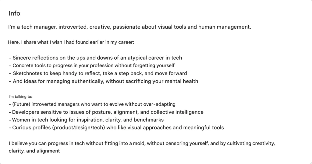 LinkedIn summary 