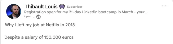 LinkedIn hook - the 75% method